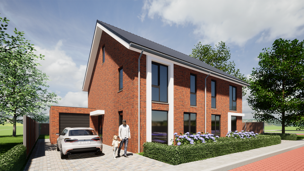 2 onder 1 kap, nieuwbouw | Bouwhuis Bouwtechniek